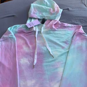 Never worn tie dye hoodie